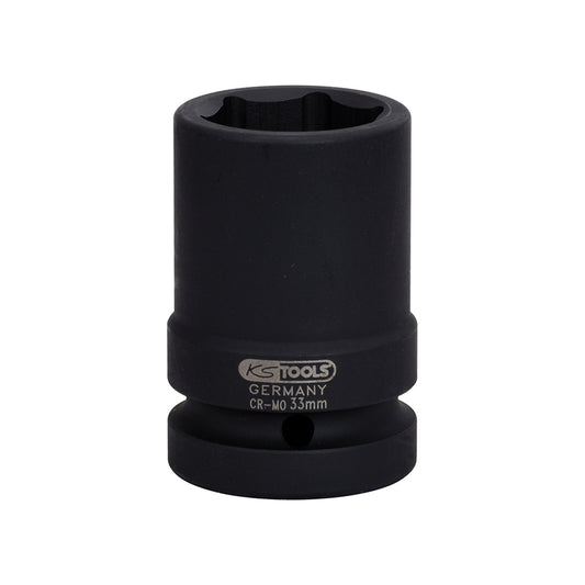 KS Tools 1" Slim Line Impact Socket 27mm Hardened Special Steel 76mm Length Qty 1