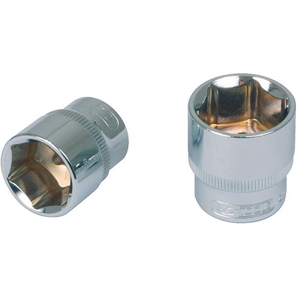 KS Tools 1/2" CHROMEplus Socket 24mm Chrome Plated Mirror Polished DIN 3124 ISO 2725 Qty 1