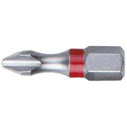 KS Tools TORSIONpower Bit PH3 1/4" S2 Steel Bright Nickel Plated 25mm Pack of 5
