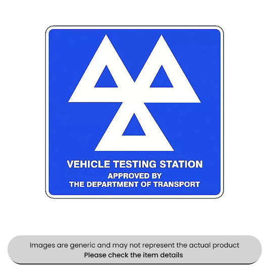 Vehicle Testing Station Foamex 600X600MM Pack Qty 1