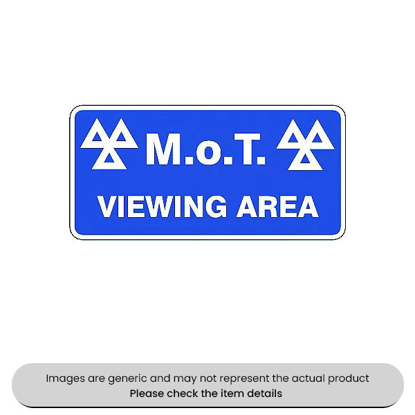 Mot Viewing Area Foamex 300X600MM Pack Qty 1
