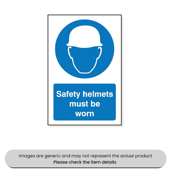 Safety Helmets Adhesive 240X360MM Pack Qty 1