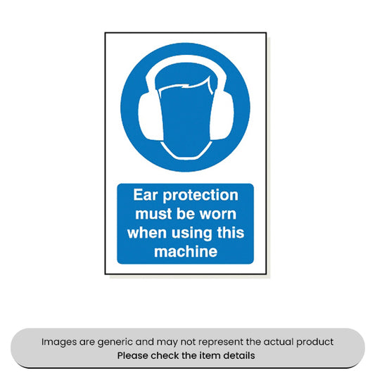 Ear Protection Using Machine Adhesive 240X360MM Pack Qty 1