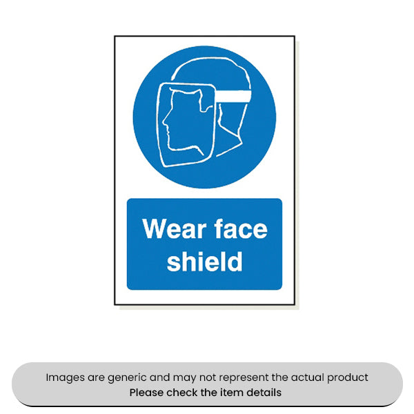 Wear Face Shield Adhesive 240X360MM Pack Qty 1