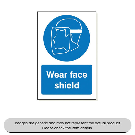 Wear Face Shield Adhesive 240X360MM Pack Qty 1