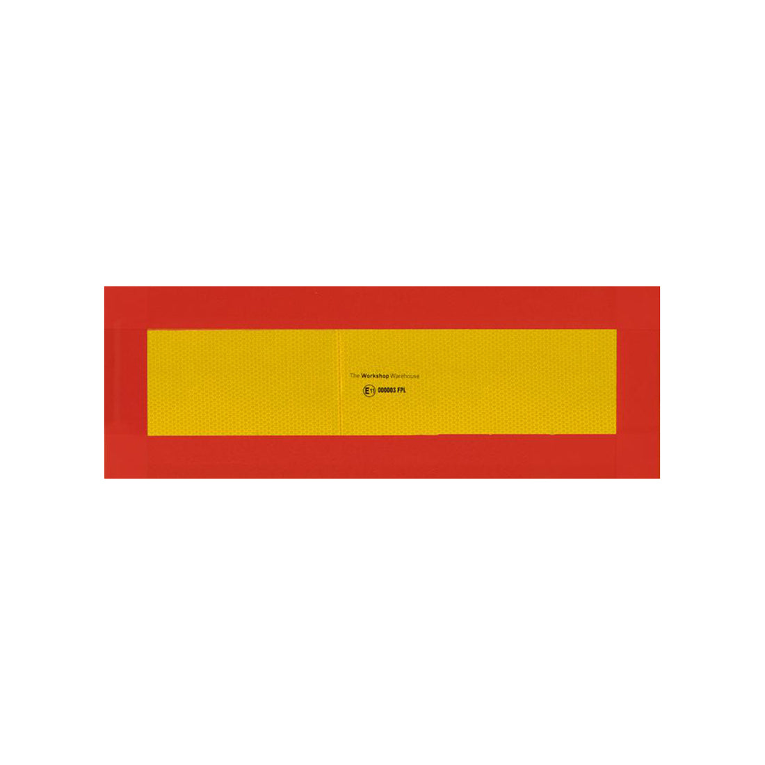 European Marker Board - ECE6/7, Aluminium, 565 x 195mm, Conforms to ECE 70 Qty 1 Pair