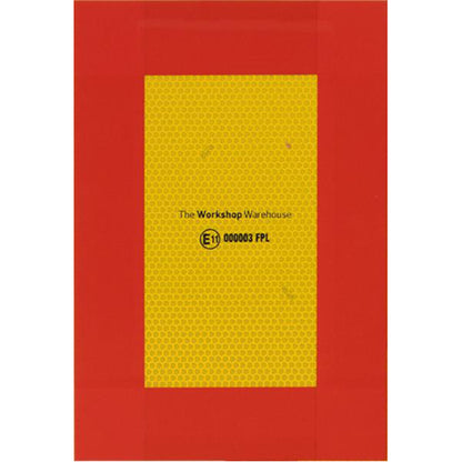 European Marker Board - ECE8, Aluminium, 282 x 192mm, Conforms to ECE 70 Set of 4