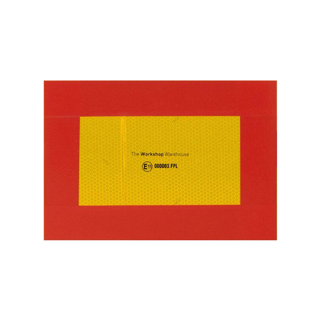 European Marker Board - ECE8, Aluminium, 282 x 192mm, Conforms to ECE 70 Set of 4