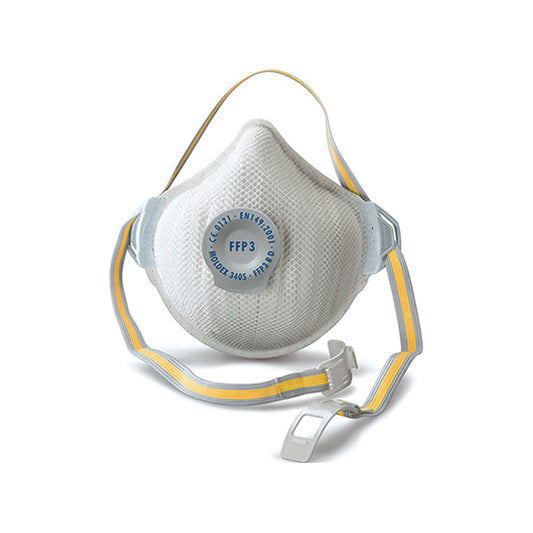 MOLDEX Series 3000 Mask - FFP3D + Ventex Valve, EN149:2001 Approved, Washable Full Face Seal Box of 5