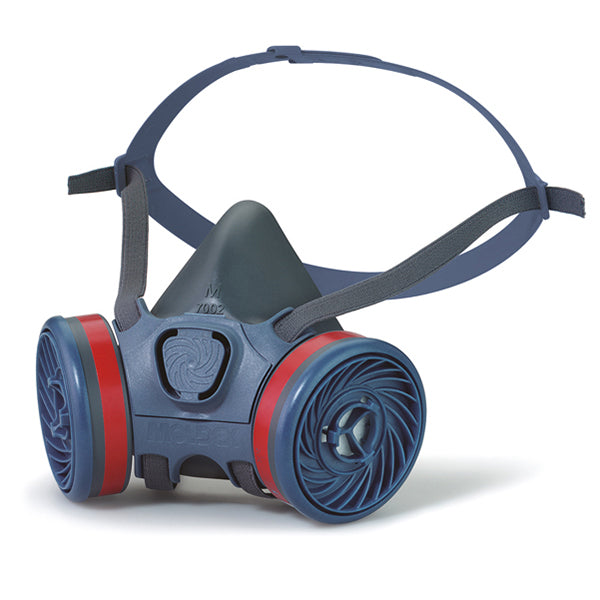 MOLDEX 7000 Series Half Face Mask Medium EasyLock Filters Lightweight Skin Friendly Qty 1