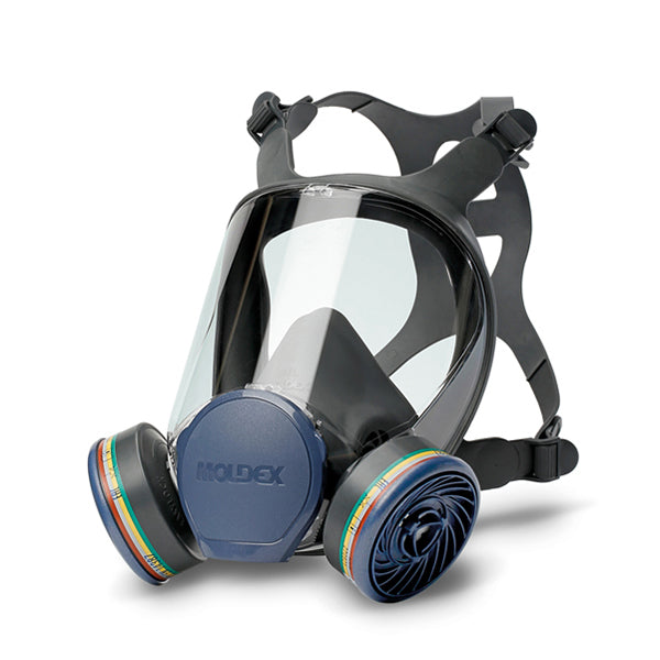 MOLDEX 9000 Series Full Face Mask Medium Panoramic Lens Scratch Resistant EasyLock Filters Qty 1