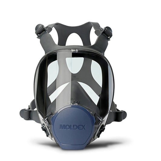 MOLDEX 9000 Series Full Face Mask - Large, Panoramic Lens, Scratch?Resistant Polycarbonate, EasyLock Filters Qty 1