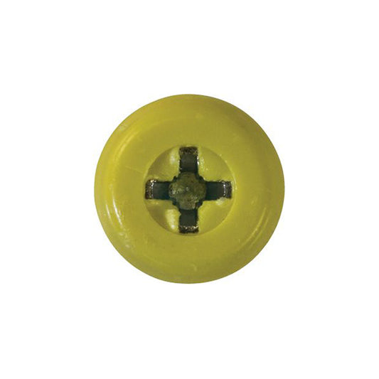 Number Plate Screw Yellow No.10 x 24mm 4.8 x 24mm Pack of 100