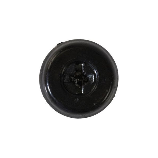 Number Plate Screw Black No.10 x 24mm 4.8 x 24mm Pack of 100