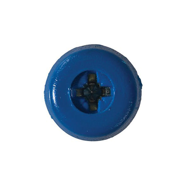 Number Plate Screw Blue No.10 x 18mm 4.8 x 18mm Pack of 100