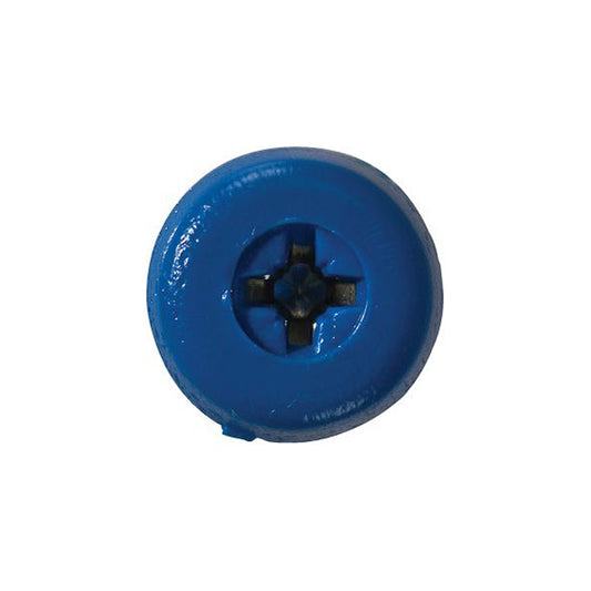 Number Plate Screw Blue No.10 x 24mm 4.8 x 24mm Pack of 100
