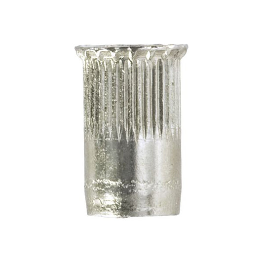 Threaded Inserts - Splined M5, Zinc?Plated Steel Pack of 50