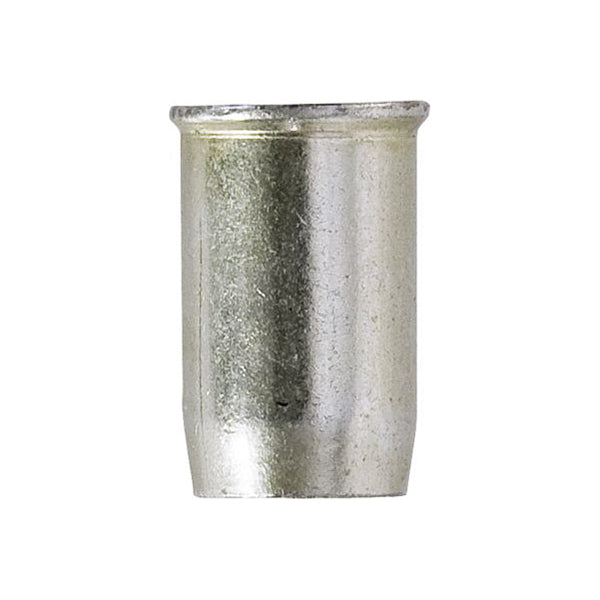Threaded Inserts - Regular M6, Zinc?Plated Steel Pack of 50