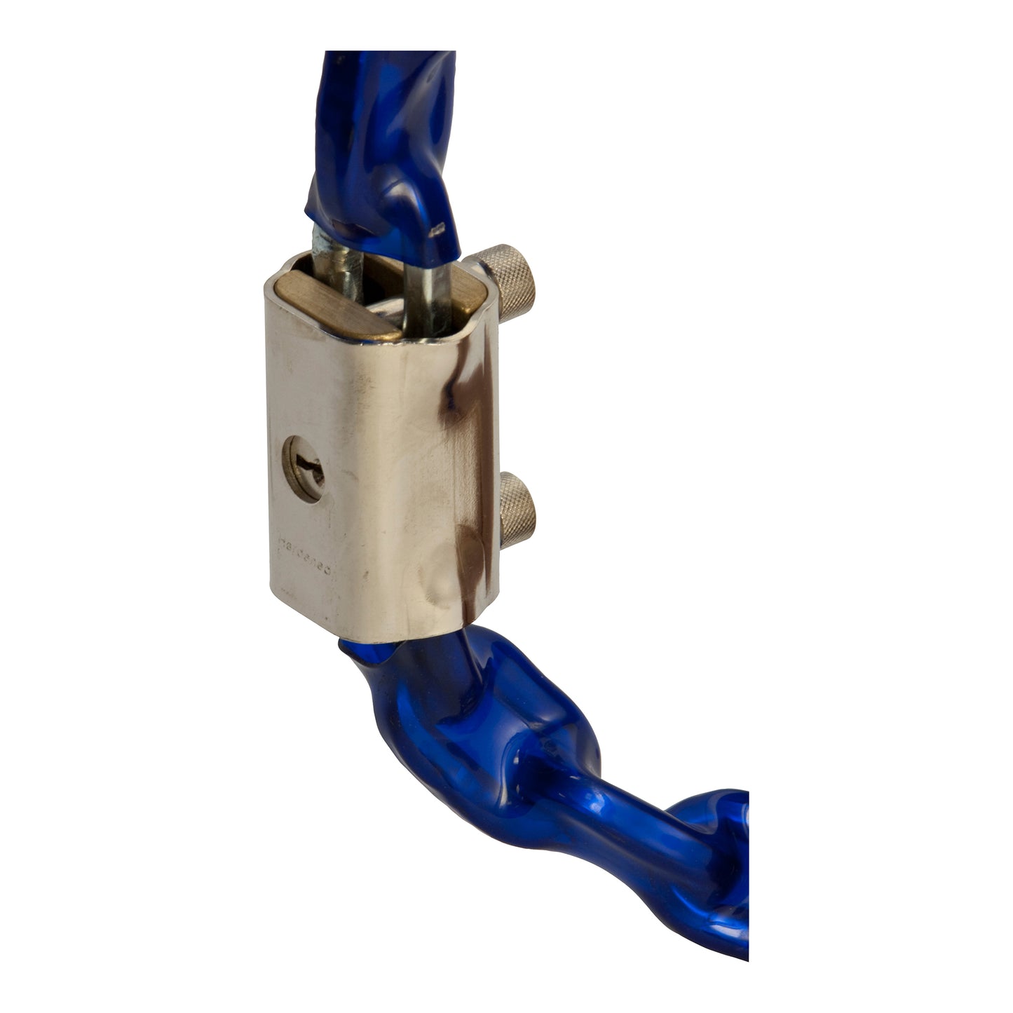 Chain Lock Nickel Plated Hardened Body Pins Hacksaw Bolt Cutter Resistant Supplied 2 Keys Qty 1