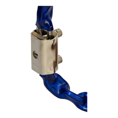 Chain Lock Nickel Plated Hardened Body Pins Hacksaw Bolt Cutter Resistant Supplied 2 Keys Qty 1