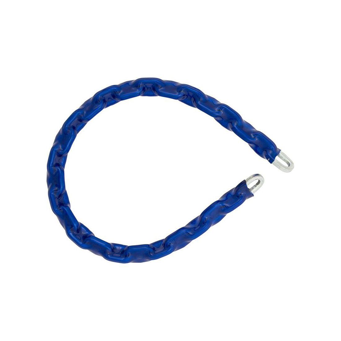 Square Link Sleeve Chain - 10mm x 1m, Blue Thermo Wrapped Sheath, Hacksaw/Bolt Cutter Resistant Qty 1