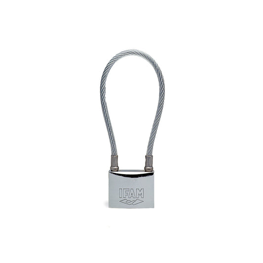 IFAM IFAM Stainless Steel Padlock - 50mm, Cabled Shackle Qty 1