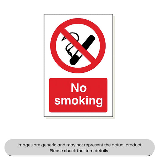 No Smoking Adhesive 240X360MM Pack Qty 1