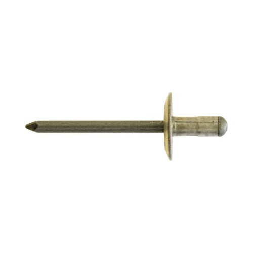 Multigrip Aluminium Rivets - Large Flange, 4.8 x 18mm (3/16" x 23/32"), Ø15.3mm Flange Pack of 200
