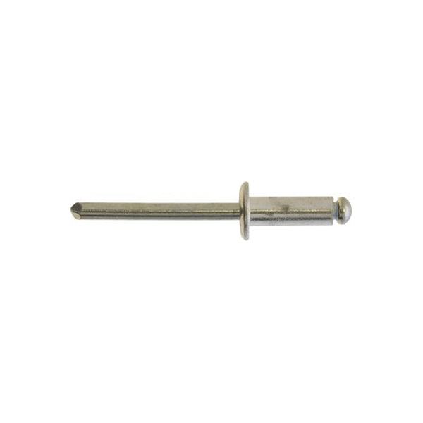 Aluminium Rivets - Standard Flange, 6.4 x 18mm (1/4" x 3/4"), Ø12.5mm Flange Pack of 250