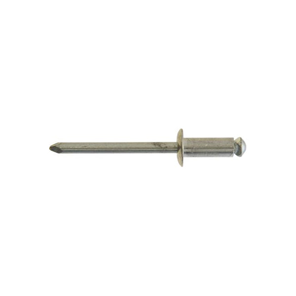 Peel Back Rivets - Aluminium, 4.8 x 12mm (3/16" x 7/16"), Ø9.2mm Flange Pack of 100