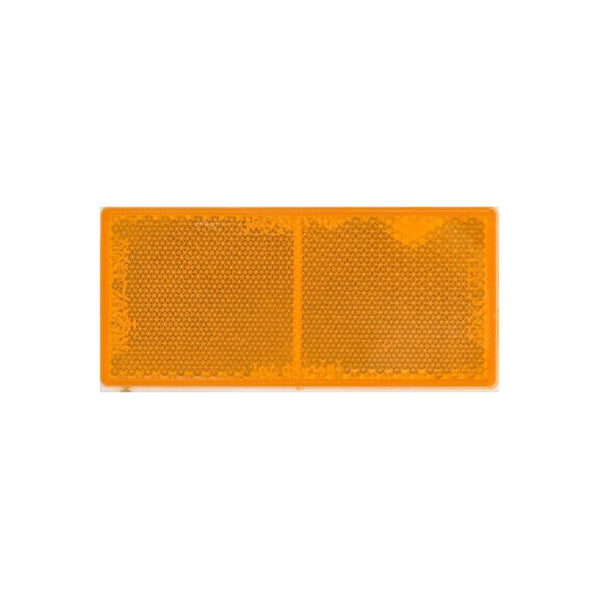 Self?Adhesive Reflector - Amber, 103 x 50mm, ECE E20 Compliant Pack of 10