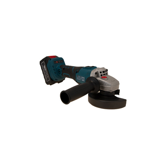 RG TOOLS Cordless Angle Grinder - 20V Li-Ion, 2x 5000mAh Batteries, 700W Power, 10,000 RPM, Storage Case Qty 1