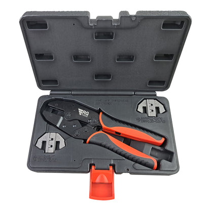 RG TOOLS Superseal Ratchet Crimping Tool - With H2/H3 Jaws, Supplied in Storage Case Qty 1