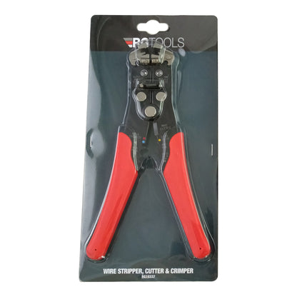 RG TOOLS Wire Stripper Cutter Crimper For 0.2–6.0mm² Wire Insulated Non Insulated Terminals Qty 1