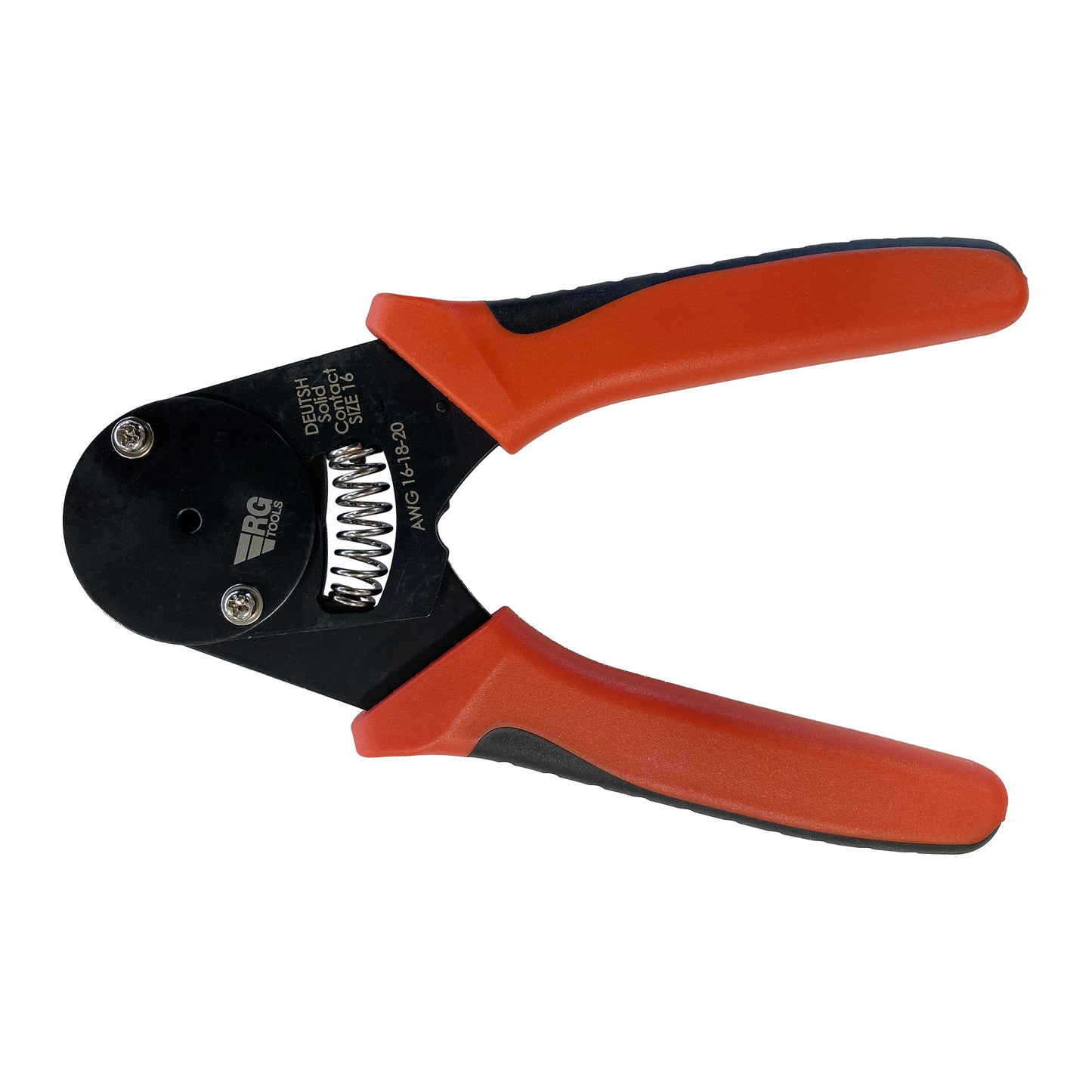RG TOOLS Crimping Tool - For DT/DTM Terminals, Ergonomic Soft Grip, 0.5–1.5mm² Cable Qty 1