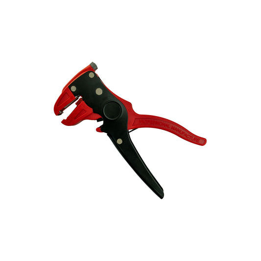 RG TOOLS Wire Stripper & Cutter - Automatic Action, Carbon Steel Blades, Adjustable Strip Length, For 0.2–3.5mm² Cable Qty 1