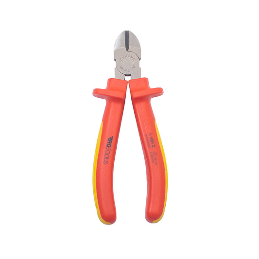 RG TOOLS VDE Diagonal Side Cutters - 6", IEC 60900 Certified, Chrome Vanadium Steel Qty 1