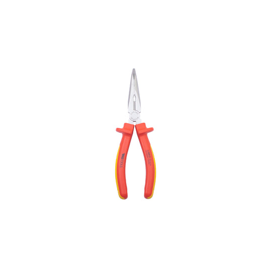 RG TOOLS VDE Bent Nose Pliers - 8", IEC 60900 Certified, Chrome Vanadium Steel Qty 1