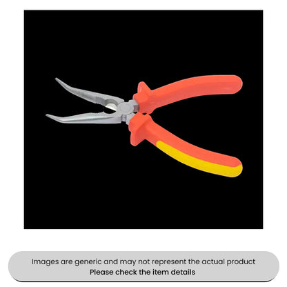 RG Tools VDE Insulated Bent Nose Pliers 8" 1000V Pack Qty 1