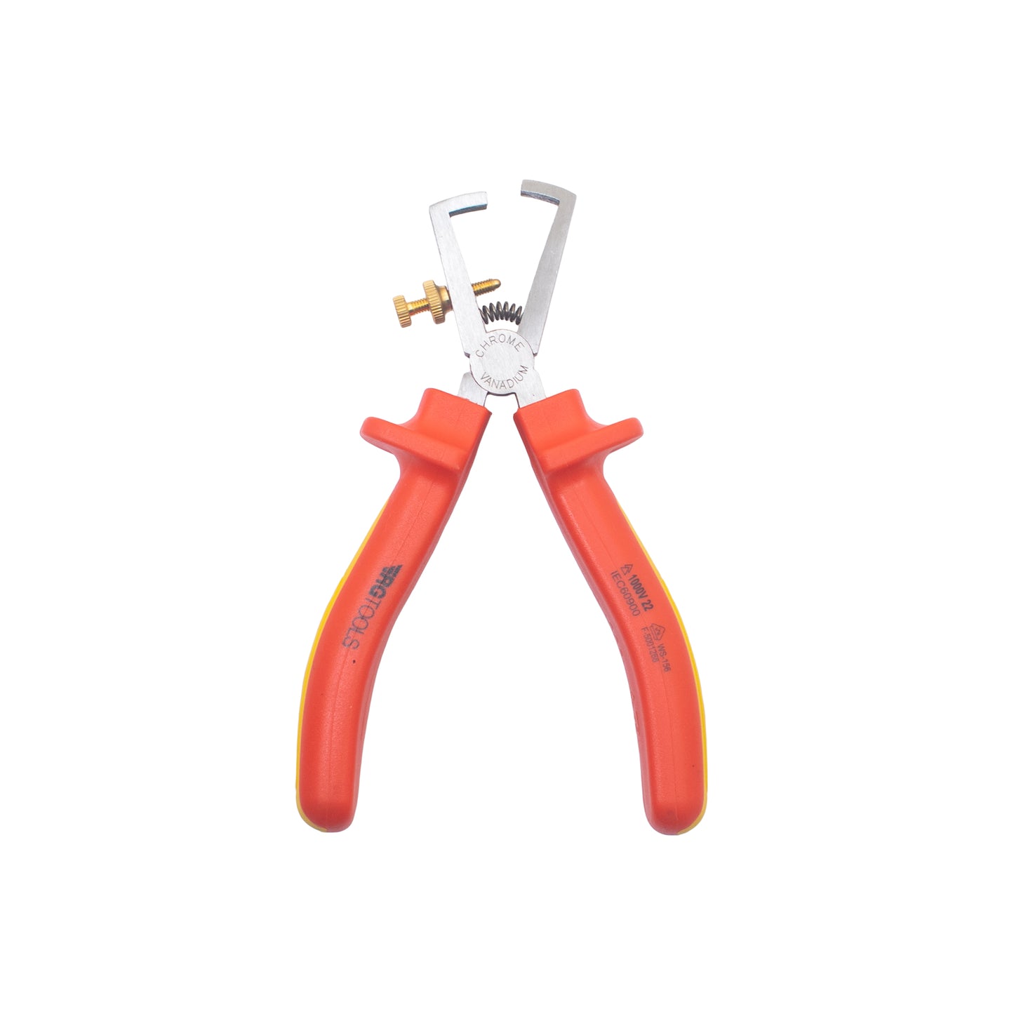 RG TOOLS VDE Wire Strippers - 6", IEC 60900 Certified, Chrome Vanadium Steel Qty 1