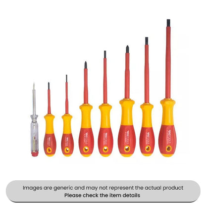 Steel RG Tools Insulated Star Slotted Screwdrivers 8PC Set Pack Qty 1