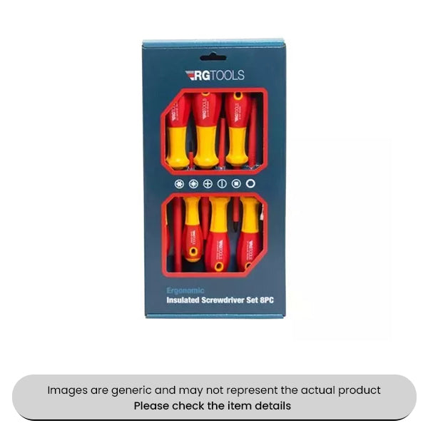 Steel RG Tools Insulated Star Phillips Screwdrivers 1X80MM Set Pack Qty 1