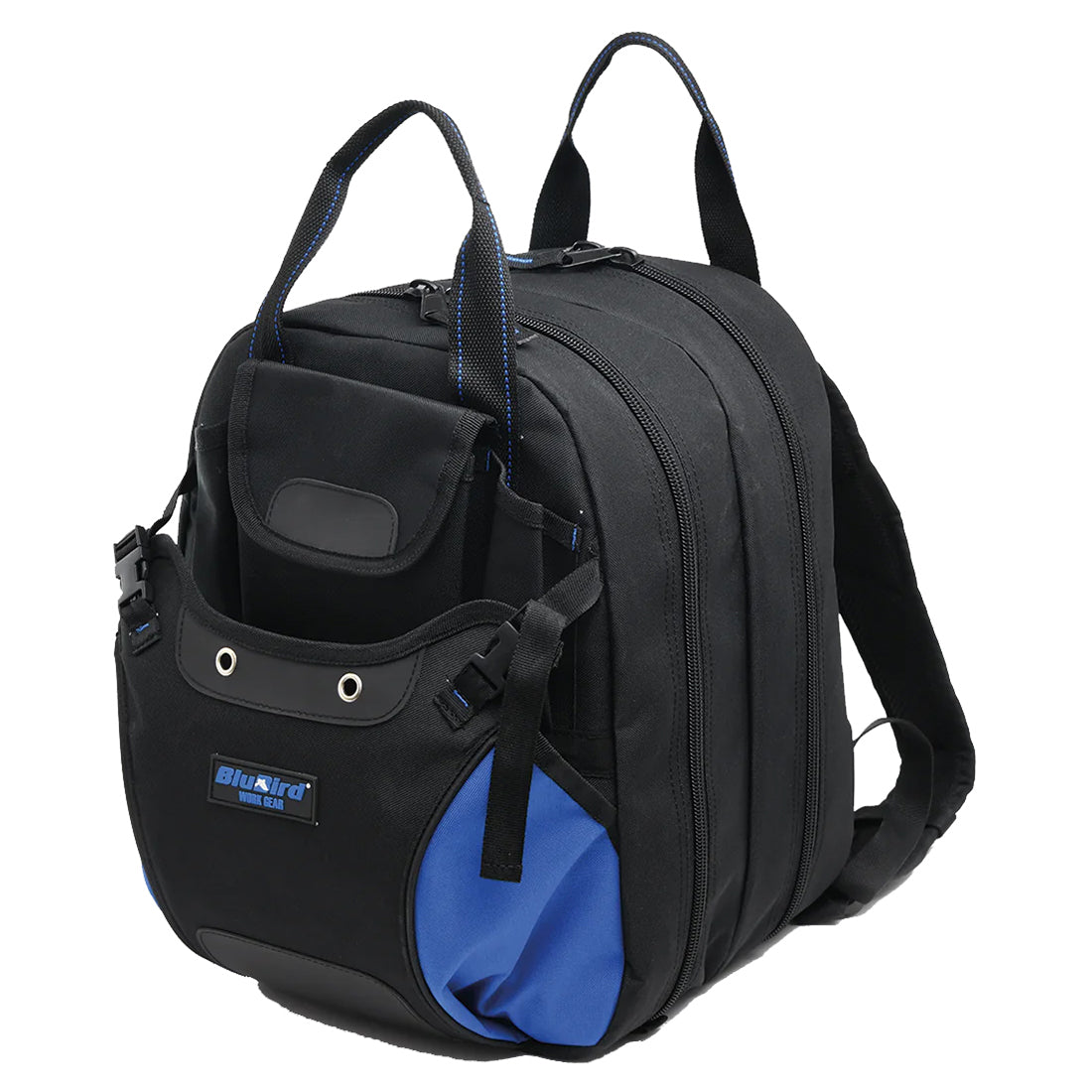 RG TOOLS Carpenter’s Tool Backpack - Heavy Duty Fabric, 48 Pockets, Padded Back Support, Adjustable Chest Strap Qty 1