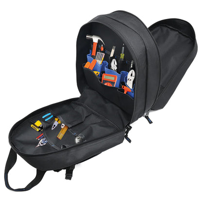RG TOOLS Carpenter’s Tool Backpack Heavy Duty Fabric 48 Pockets Padded Support Qty 1