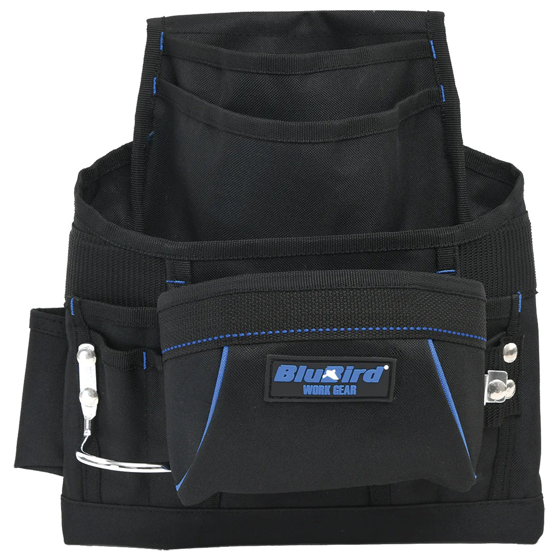 RG TOOLS Tool Pouch - 11 Pockets, Hammer Loop & Tape Clip, Waterproof, Reinforced Bottom Qty 1