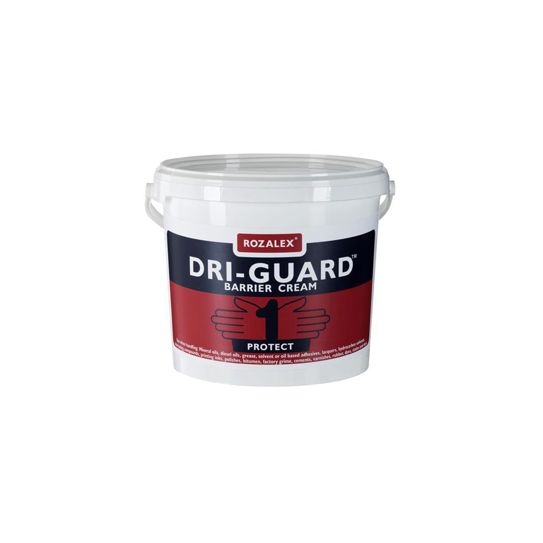 ROZALEX ‘Dri?Guard’ Barrier Cream - 5L Bucket, General Purpose Dry Work Protection, Lanolin Derivative Qty 1