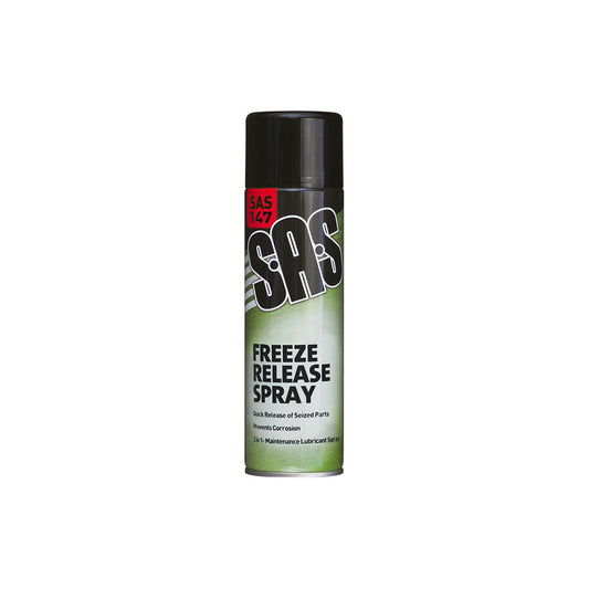 SAS Freeze Release Spray - 500ml Aerosol, Shock Freeze for Seized Parts Qty 6