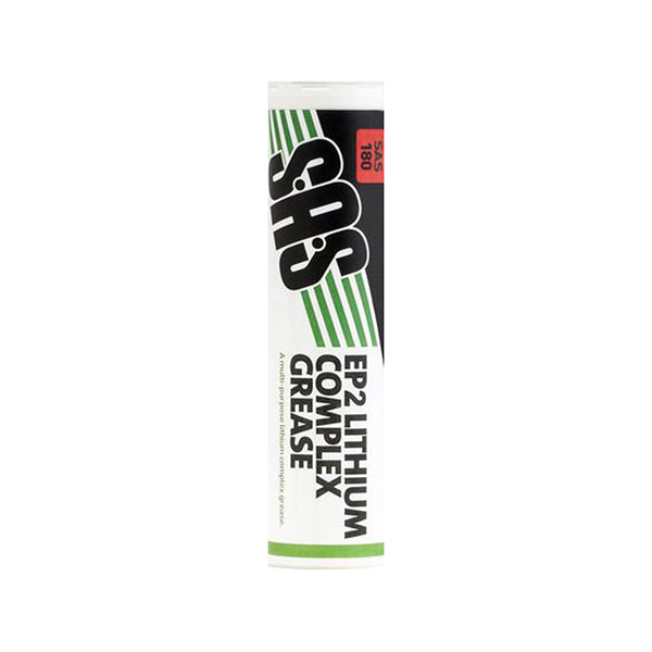 SAS Lithium Complex Grease - 400g Cartridge, Brown, ?20°C to +150°C, High Stability, Long?Life Lubrication Box of 12