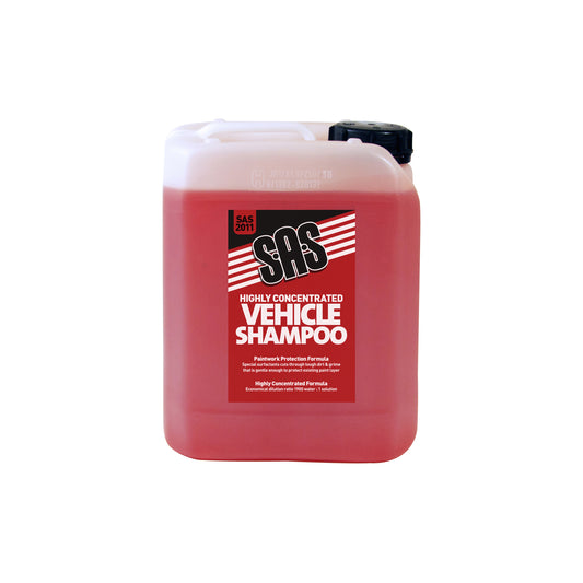 SAS Concentrated Vehicle Shampoo 5L Paintwork Protection Highly Concentrated Qty 1