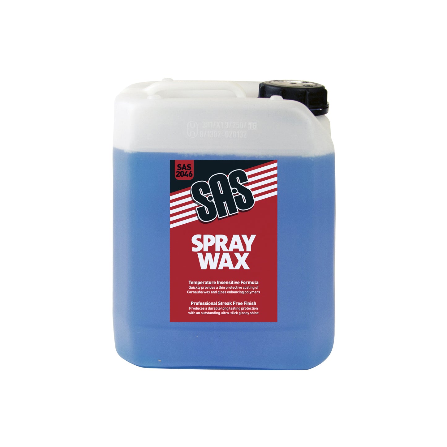 SAS Quick Wax Spray 5L Carnauba Wax Gloss Enhancing Polymers Streak Free Finish Qty 1